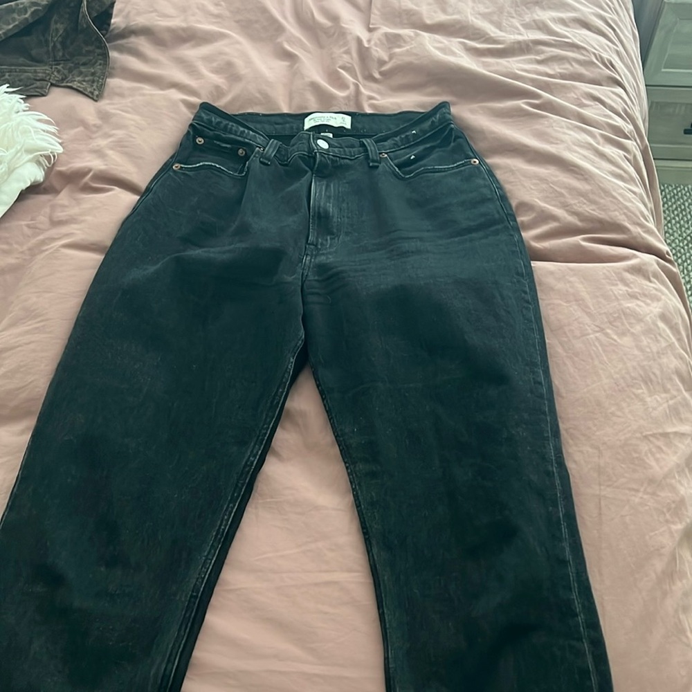 Abercrombie and Fitch curve love black jeans
